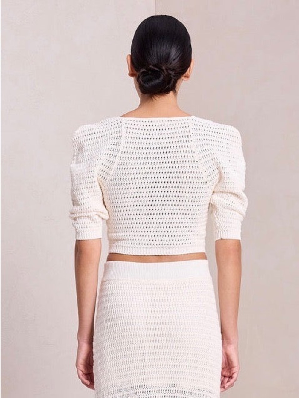 ALC Gigi crochet cotton blend top size medium - Picture 2 of 6